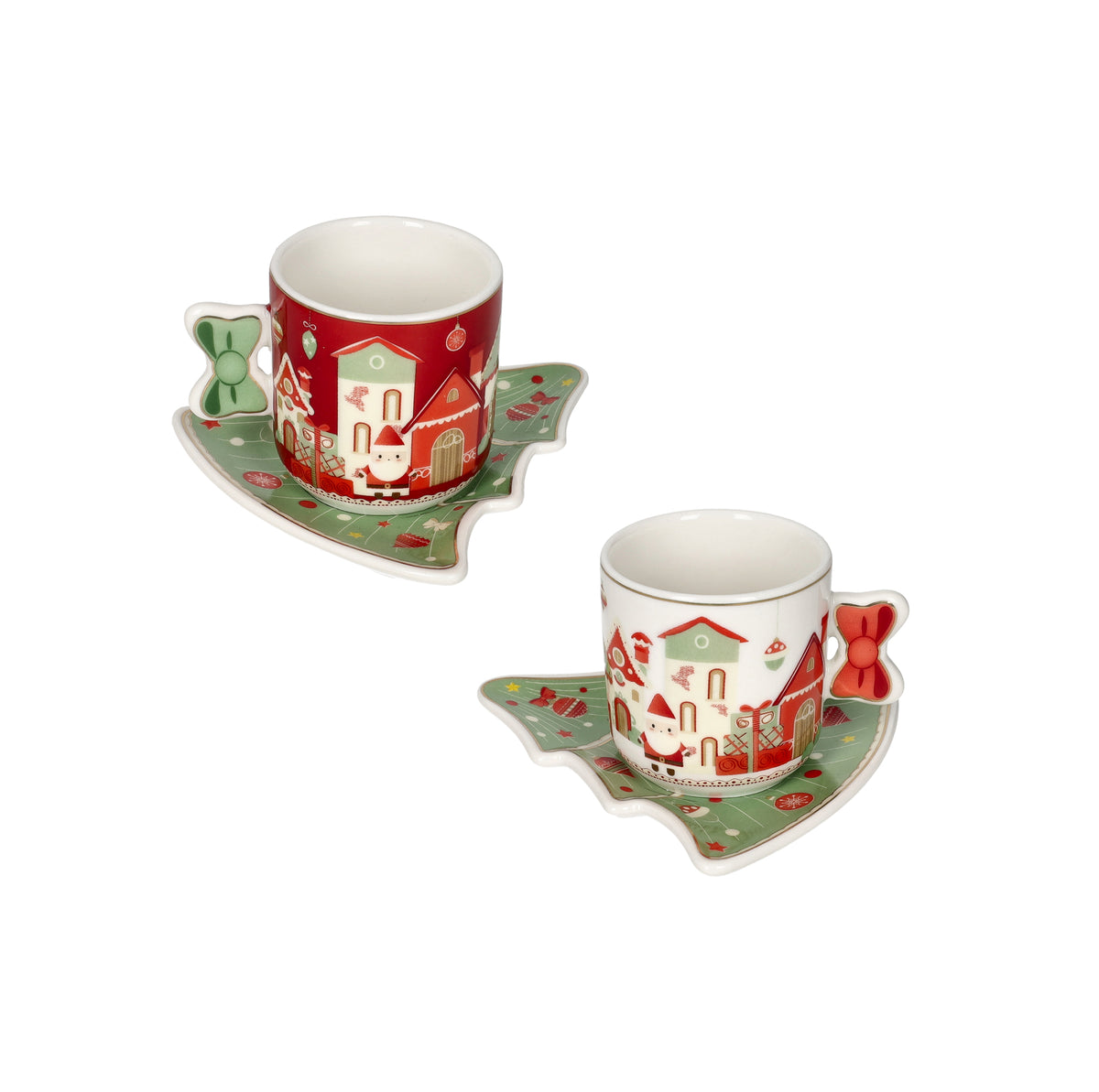 TAZZINA CAFFE VILLAGGIO IN FESTA SET 2 PZ 80376