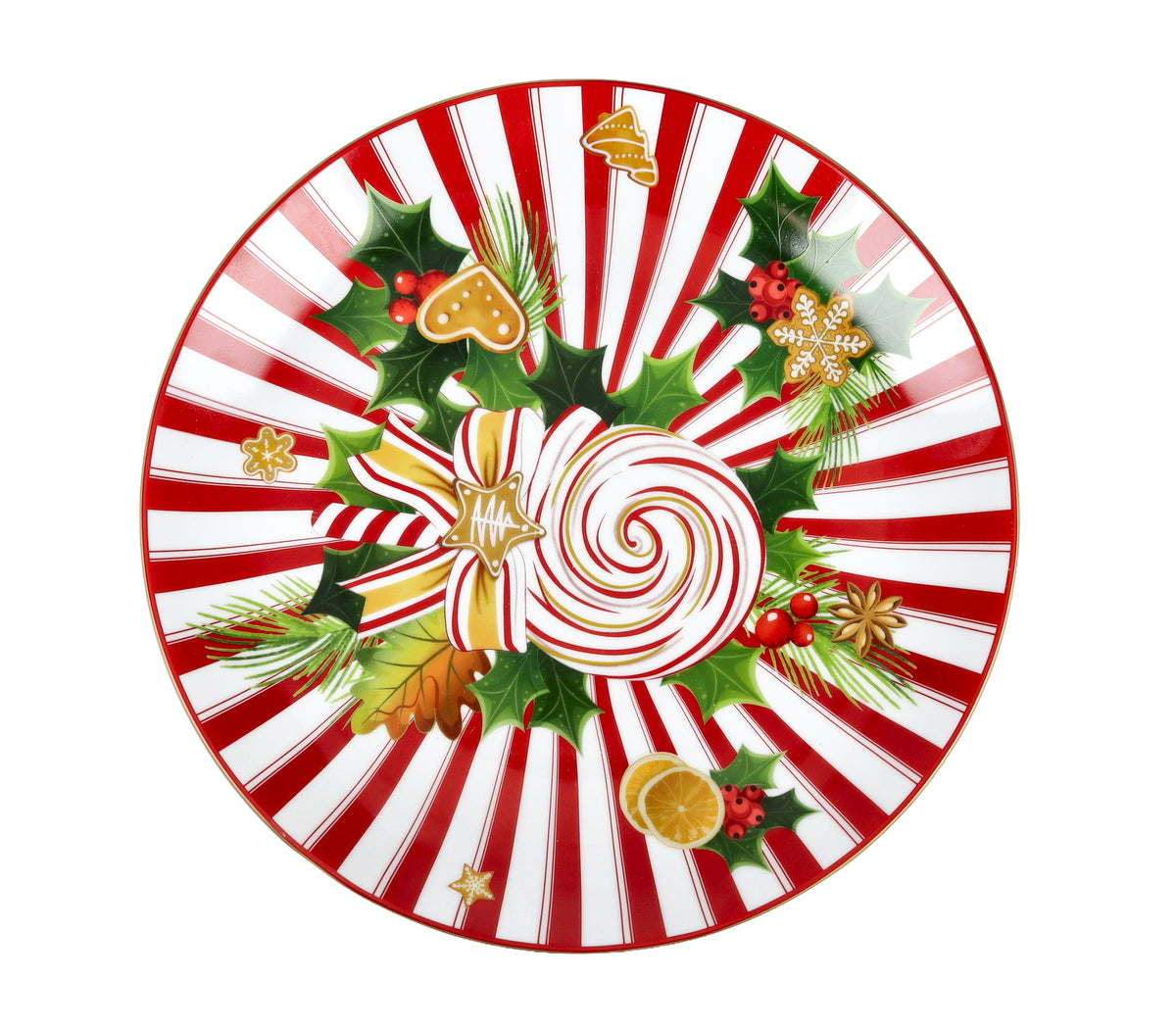 PIATTO PORTATA LE CHICCHE PORCELLANA (DECORO FULL) 80429
