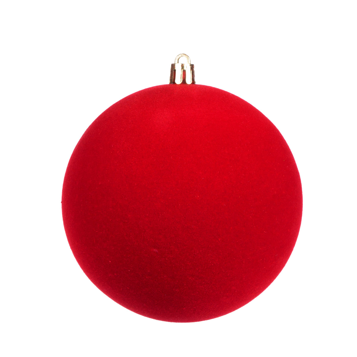 SFERA D.8CM ROSSO FLOCCATO 10710600