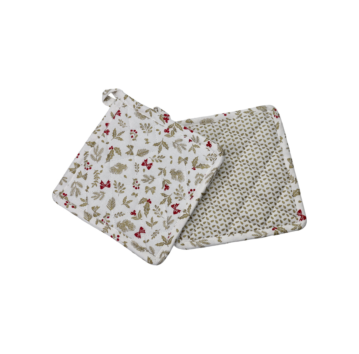 TRES CHIC SET 2 PRESINE DOUBLE FACE 18X18