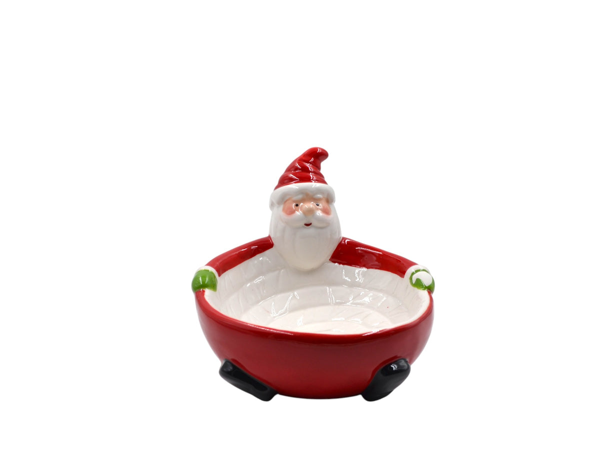 COPPETTA BABBO NATALE CERAMICA 15X13