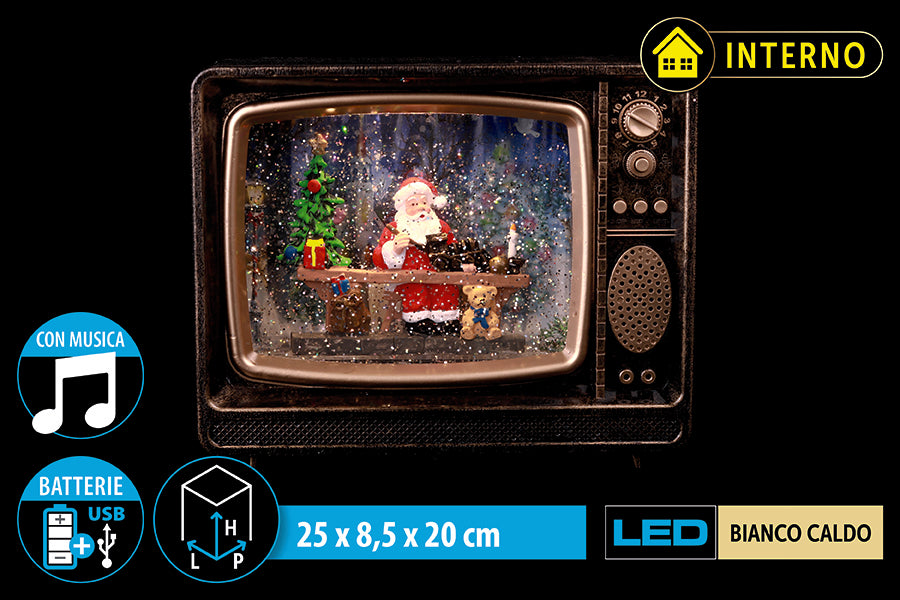 TV C/ACQUA LED+MUSICA 25X8,5X20 M4 USB 64971145