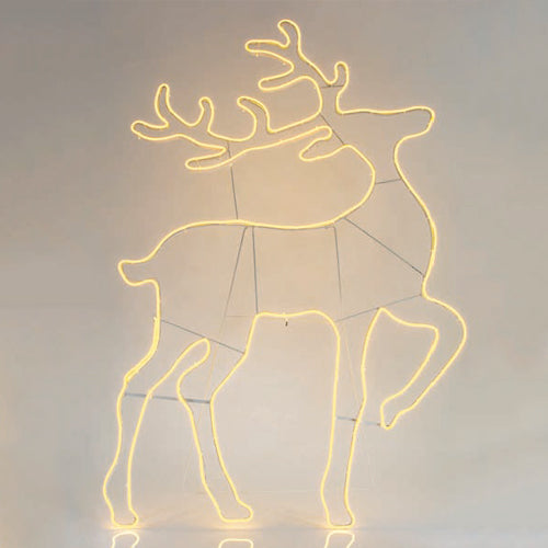 RENNA CORDA LUMINOSA A LED BIANCO CALDO 140x93 cm IP44 600-23035