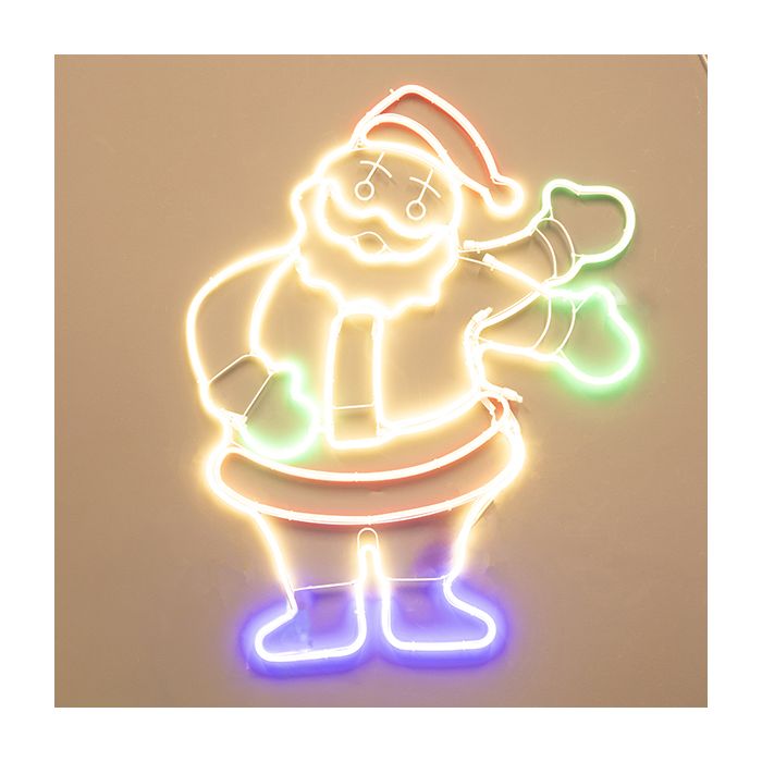 BABBO NATALE 56x69cm CON MOVIMENTO IP44 600-23123
