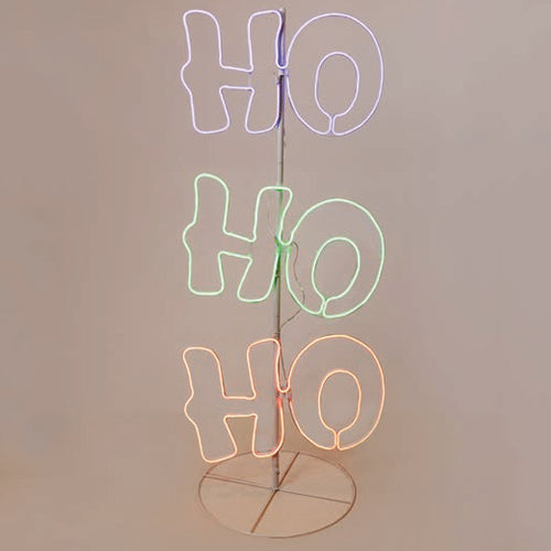 LUCE LED NEON NATALIZIA HO-HO-HO 120x50 cm IP44 600-23122