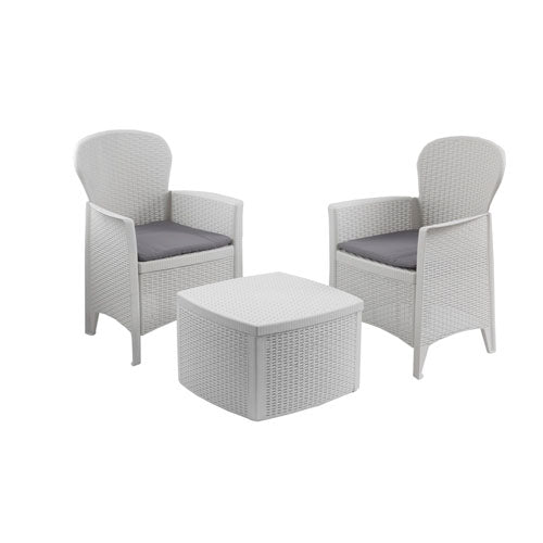 SET RATTAN TREE 3PZ C/CUSC BIAN 189575 #cat