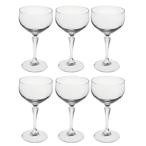 COPPA CHAMPAGNE 6 PZ CRYSTAL GLASS "BACCO" 53636 BRANDANI