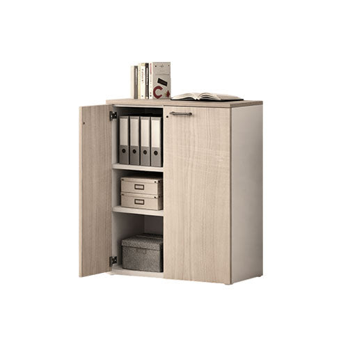 MODULO PER UFFICIO "129" CON 2 ANTE BIANCO-OLMO LIN #cat