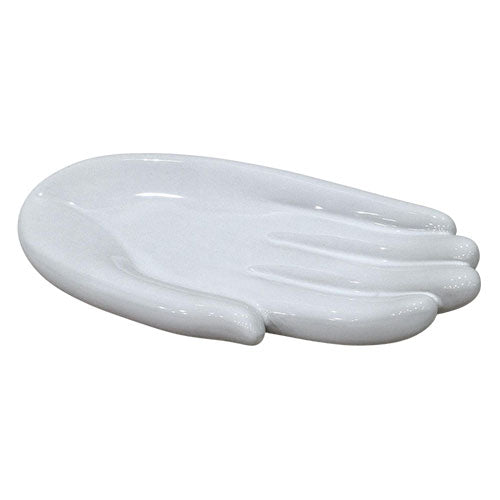 SVUOTA TASCHE PORTA OGGETTI "MANO" 25 CM BIANCO ST113510 SIRO TIME