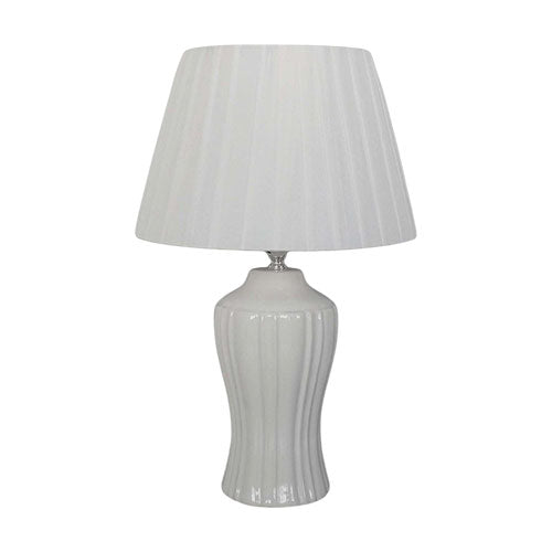 LAMPADA DA TAVOLO 47 CM BIANCO ST30408 SIRO TIME