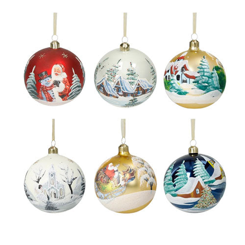 PALLINA NATALE VARI DECORI 83038 BRANDANI