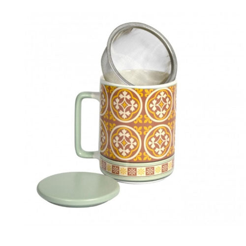 MUG ROSONE C/TAPPO E FILTRO "LE CEMENTINE" 52435 BRANDANI