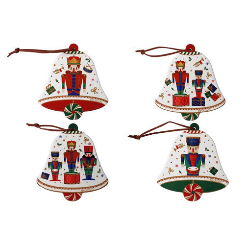 SOTTOBICCHIERI DECORATION 4 PZ CAMPANA "LO SCHIACCIANOCI" 84190 BRANDANI