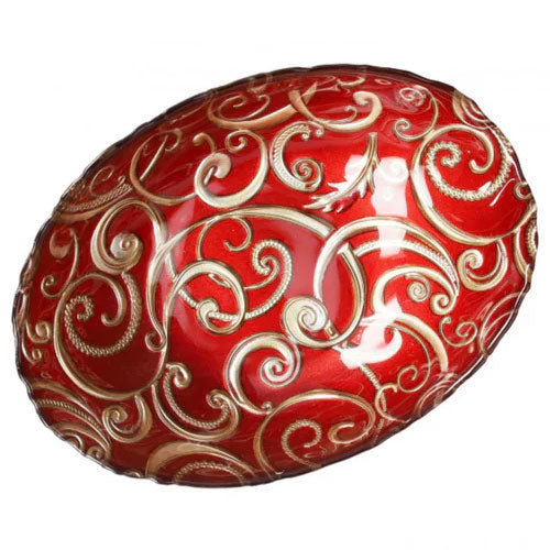 COPPETTA 21 CM ROSSO "FILO D'ORO" 52738 BRANDANI