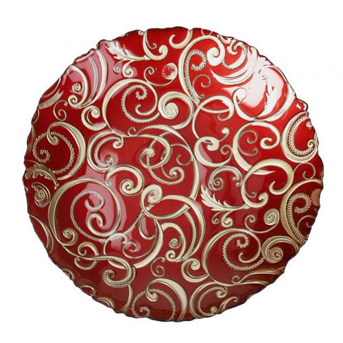 CIOTOLA 30 CM ROSSO "FILO D'ORO" 52739 BRANDANI
