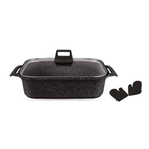 ROSTIERA 36,5X27,5 CM C/COPERCHIO "IL MONOLITE COTTURE SPECIALI" GMD