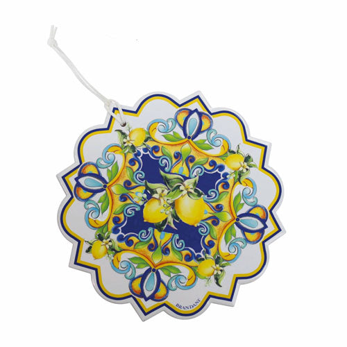 SOTTOPENTOLA DECORATION "CITRUS" BIANCO 52778 BRANDANI