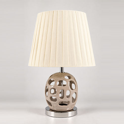 LAMPADA DA COMODINO TORTORA CM 37 ST30460 SIRO