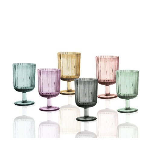 CALICE 6 PZ MULTICOLOR "PLISSE" 51069 BRANDANI