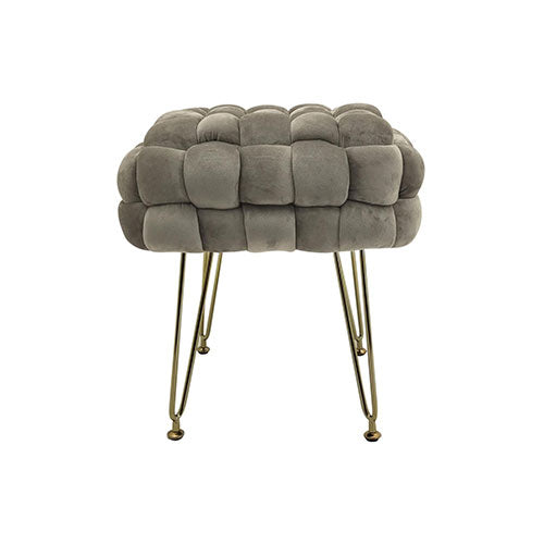 POUF "SOPHIE" BEIGE INTRECCIATO 0048497 #cat