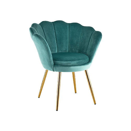 POLTRONCINA "ATENE" VELLUTO VERDE 2204.0094 #cat