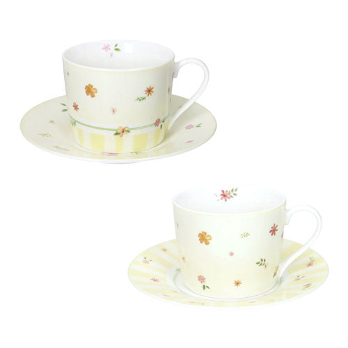 TAZZA THÈ 2 PZ "POLLINE" GIALLO 51143 BRANDANI