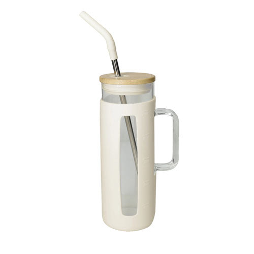 BOCCALE SLIM BIANCO C/CANNUCCIA "OUTDOOR&FREETIME" 51482 BRANDANI