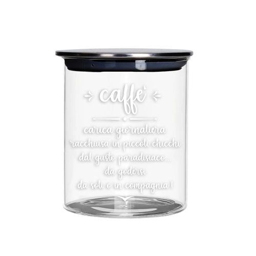 BARATTOLO CAFFE VETRO PICCOLO "CUCINA&TECHNO" 52607 BRANDANI