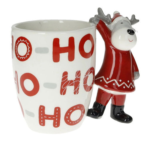 MUG RENNA ROSSA "HO-HO-HO" 89892 BRANDANI