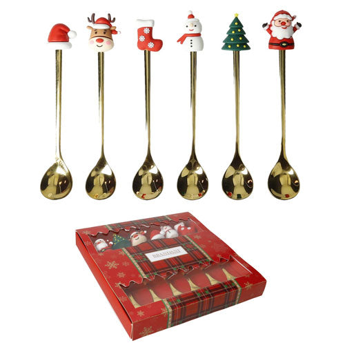CUCCHIAINO 6 PZ "CHRISTMAS" 89912 BRANDANI