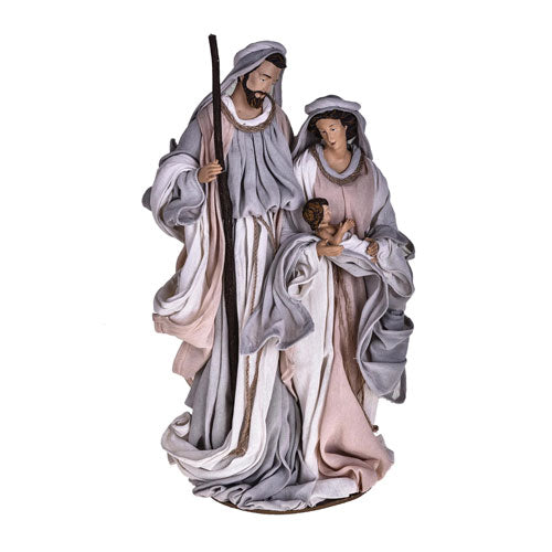 NATIVITÁ IN RESINA/TESSUTO GRIGIO 80195 BRANDANI