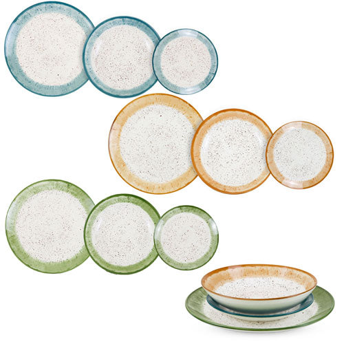 SERVIZIO PIATTI 18 PZ "GLAM" 0050105 CASA COLLECTION