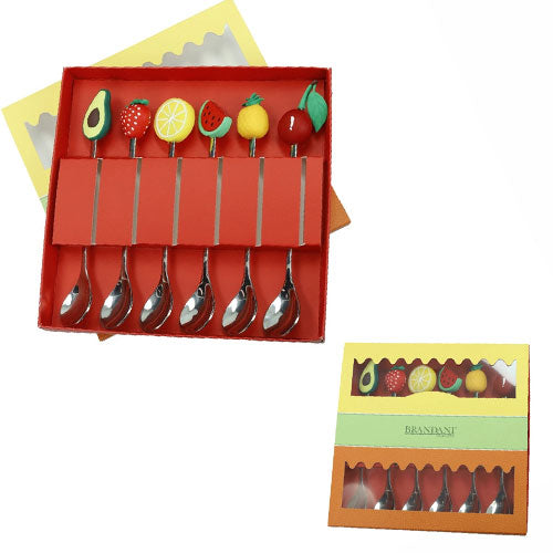 CUCCHIAINI 6 PZ "FRUTTI" 50035 BRANDANU