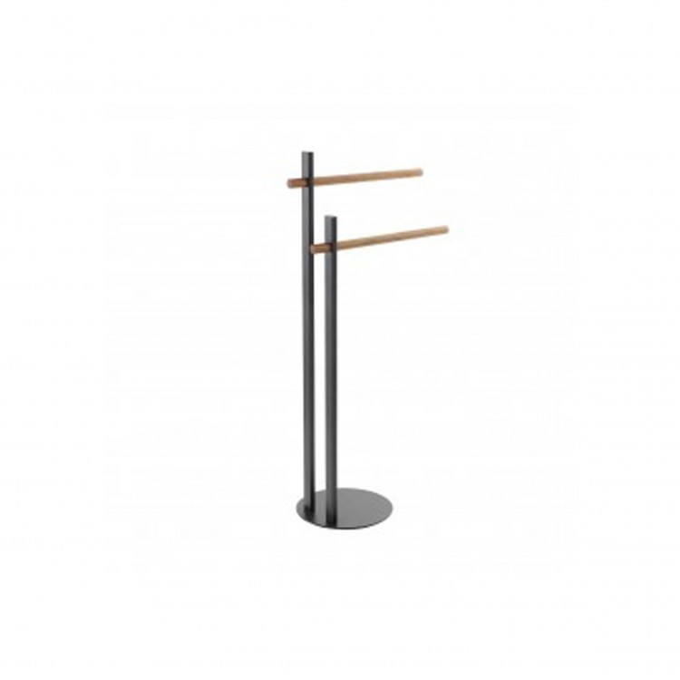 PIANTANA - PORTA ASCIUGAMANO - NERO-BAMBOO - FERIDRAS