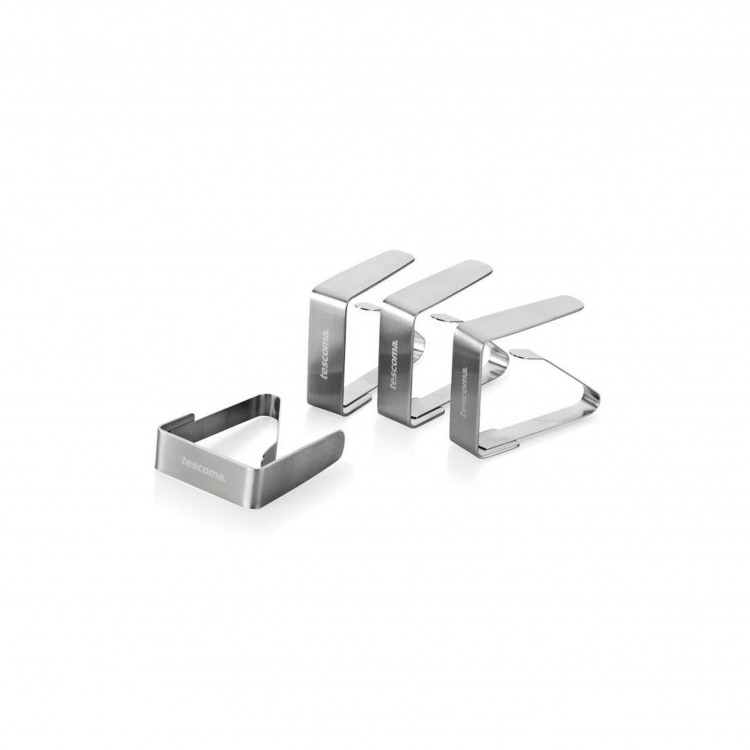 CLIP FERMA TOVAGLIA - SET 4 PEZZI - PRESTO - TESCOMA CLIP FERMA TOVAGLIA - SET 4 PEZZI - PRESTO - TESCOMA