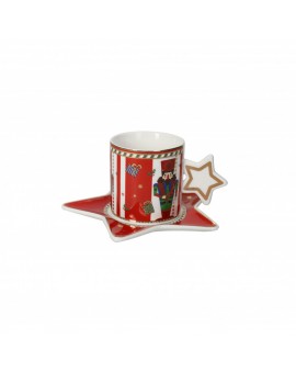 TAZZA - SET 2 PEZZI - LO SCHIACCIANOCI - BRANDANI