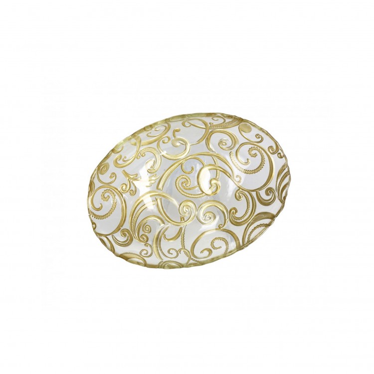 COPPETTA - FILO D'ORO - VETRO - Ø 21 CM - BRANDANI