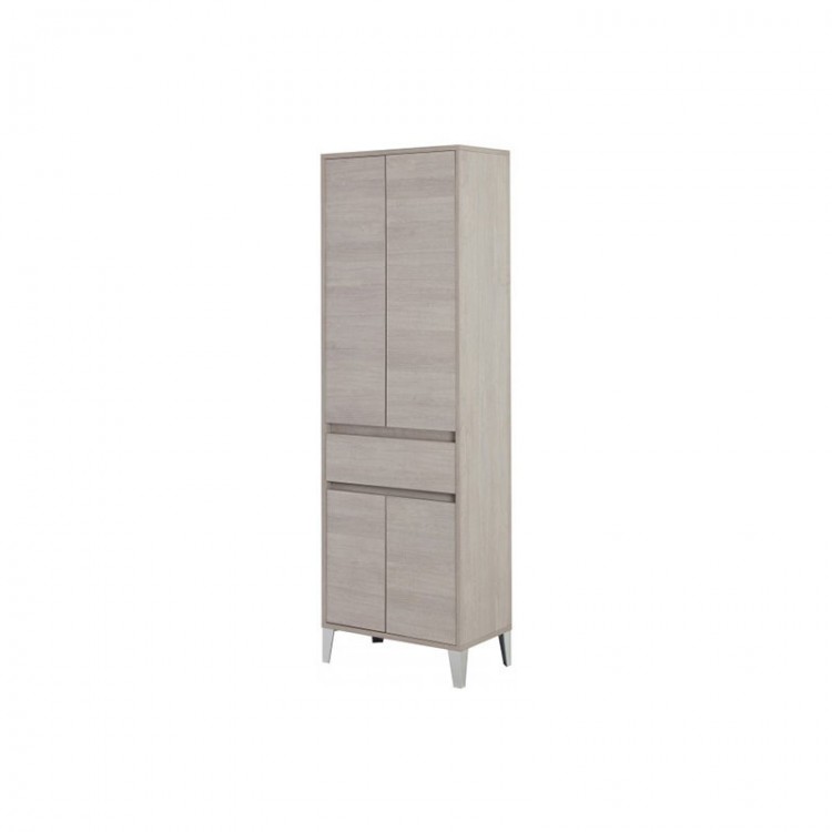 COLONNA DOPPIA PORTA ASCIUGAMANI - 4 ANTE 1 CASSETTO - ROVERE CHIARO - LINEA MONDO - FERIDRAS