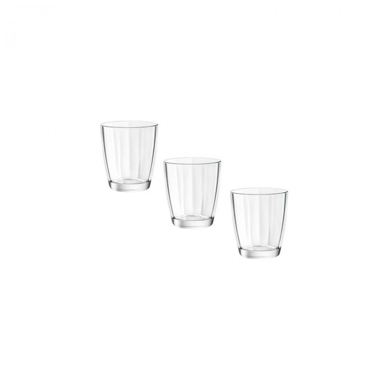 BICCHIERE - SET 3 PEZZI - ACQUA - PULSAR - BORMIOLI ROCCO