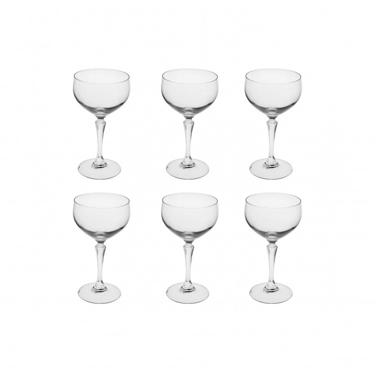 COPPA CHAMPAGNE - SET 6 PEZZI - BACCO CRYSTAL GLASS - BRANDANI