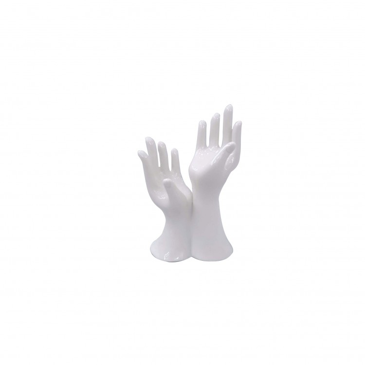 COPPIA MANI - 16 CM - BIANCO