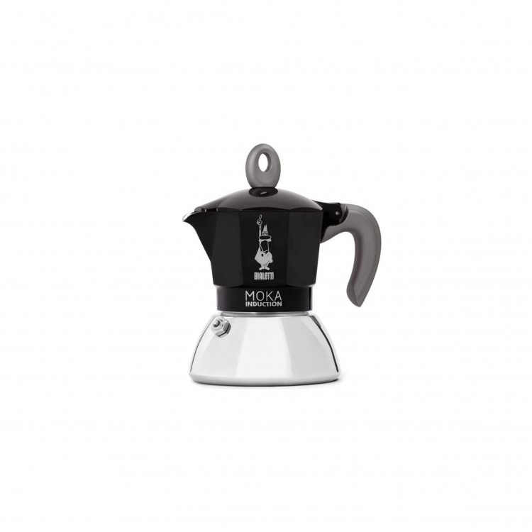 CAFFETTIERA - 4 TAZZE - INDUZIONE - NERO - BIALETTI