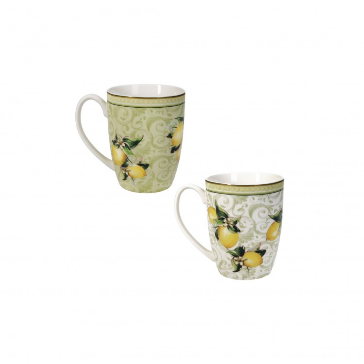 MUG - SET 2 PEZZI - I LIMONI - BRANDANI MUG - SET 2 PEZZI - I LIMONI - BRANDANI