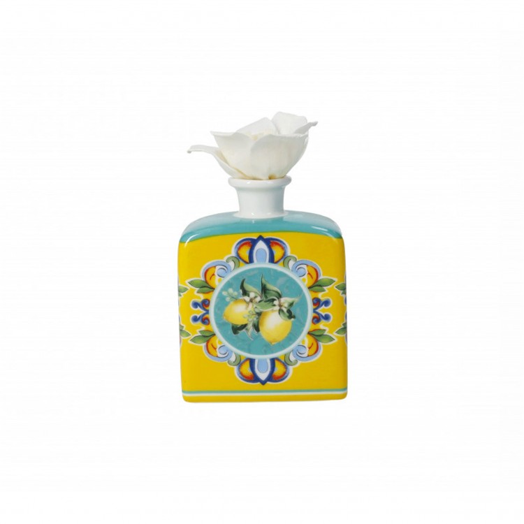 DIFFUSORE DI FRAGRANZA - GIALLO - CITRUS - PORCELLANA - BRANDANI