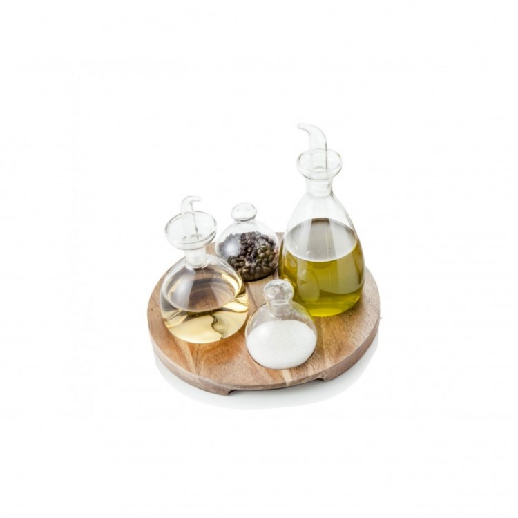 MENAGE - SET 4 PEZZI - ACACIA - BRANDANI