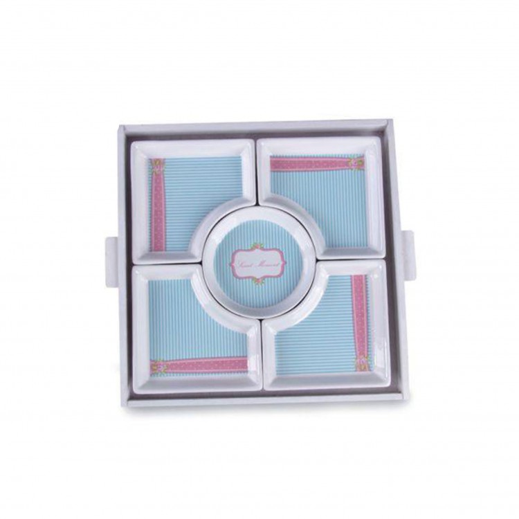 ANTIPASTIERA - SET 5 PEZZI - CERAMICA - SWEET MOMENT ANTIPASTIERA - SET 5 PEZZI - CERAMICA - SWEET MOMENT
