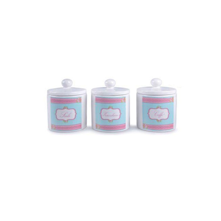 BARATTOLO - SET 3 PEZZI - CERAMICA - PICCOLI - SWEET MOMENT