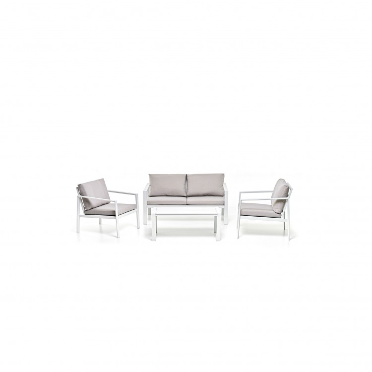 SET SALOTTO GIARDINO - ATLANTA - BIANCO