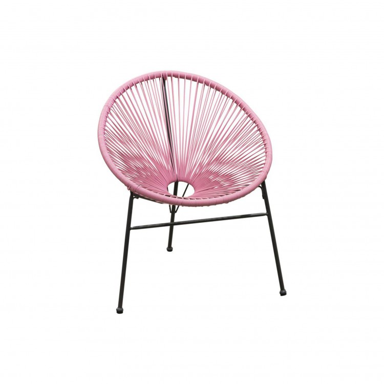 POLTRONA - ARKI - RATTAN - ROSA