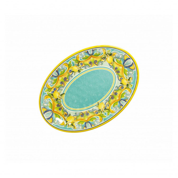 VASSOIO MELAMINA - OVALE - Ø 35,5 CM - CITRUS - BRANDANI